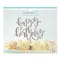 12 Pack: Multicolor Glitter Happy Birthday Cake Topper by Celebrate It™